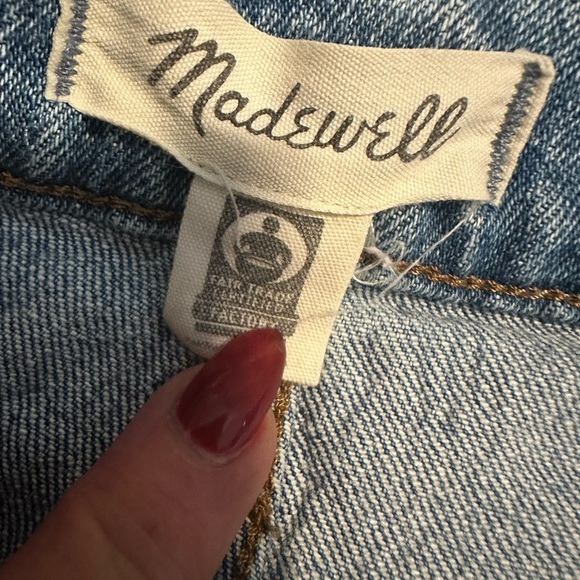 Madewell The Perfect Vintage Jean  Size 28 Distressed Knee - Picture 4 of 8